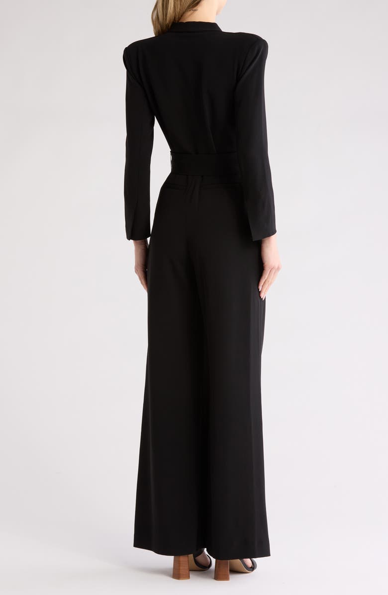 A.L.C. Kieran II Padded Shoulder Long Sleeve Wide Leg Jumpsuit, Alternate, color, 