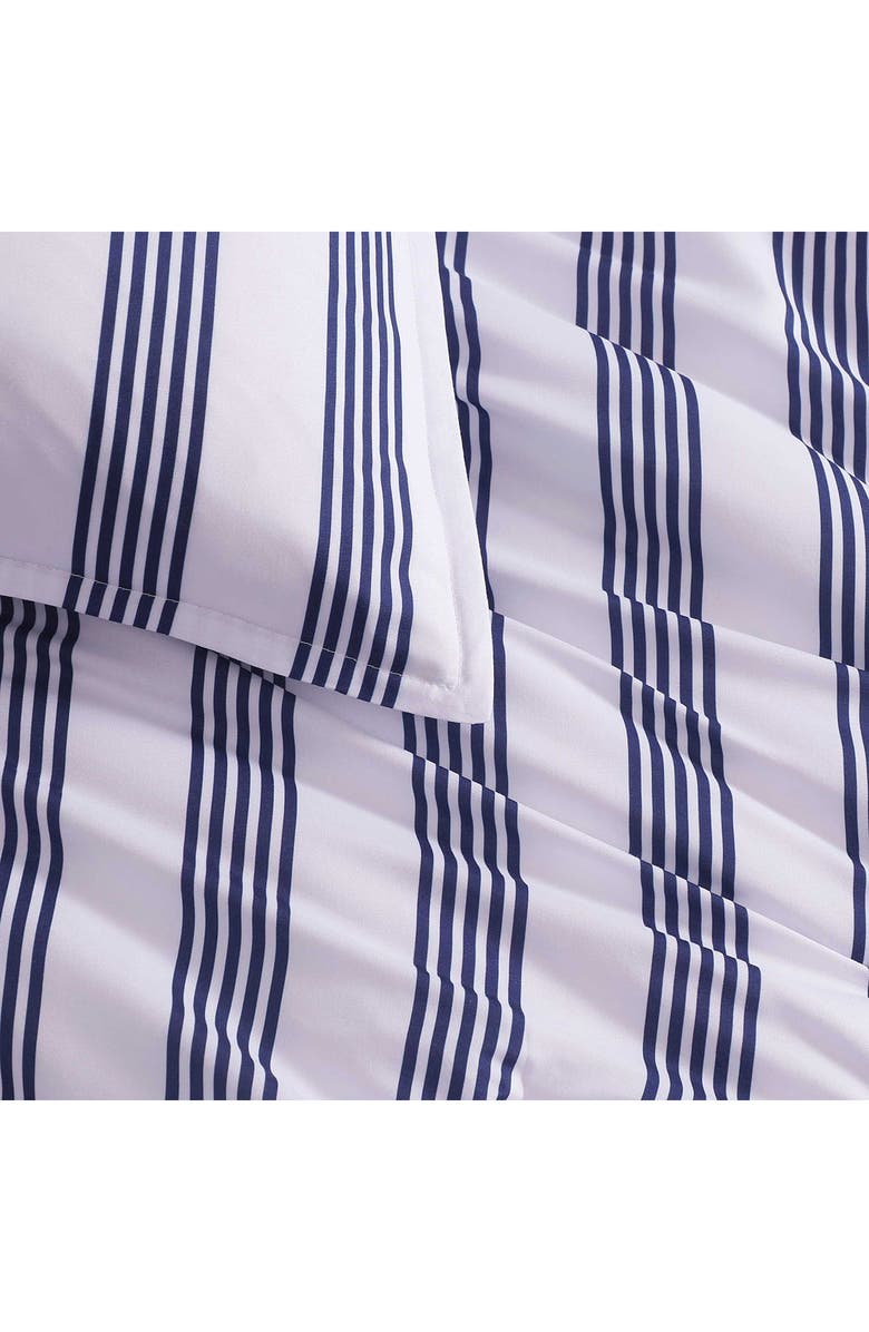 Tommy Hilfiger Campus Stripe 4-Piece Bedding Set, Alternate, color, White/ Blue