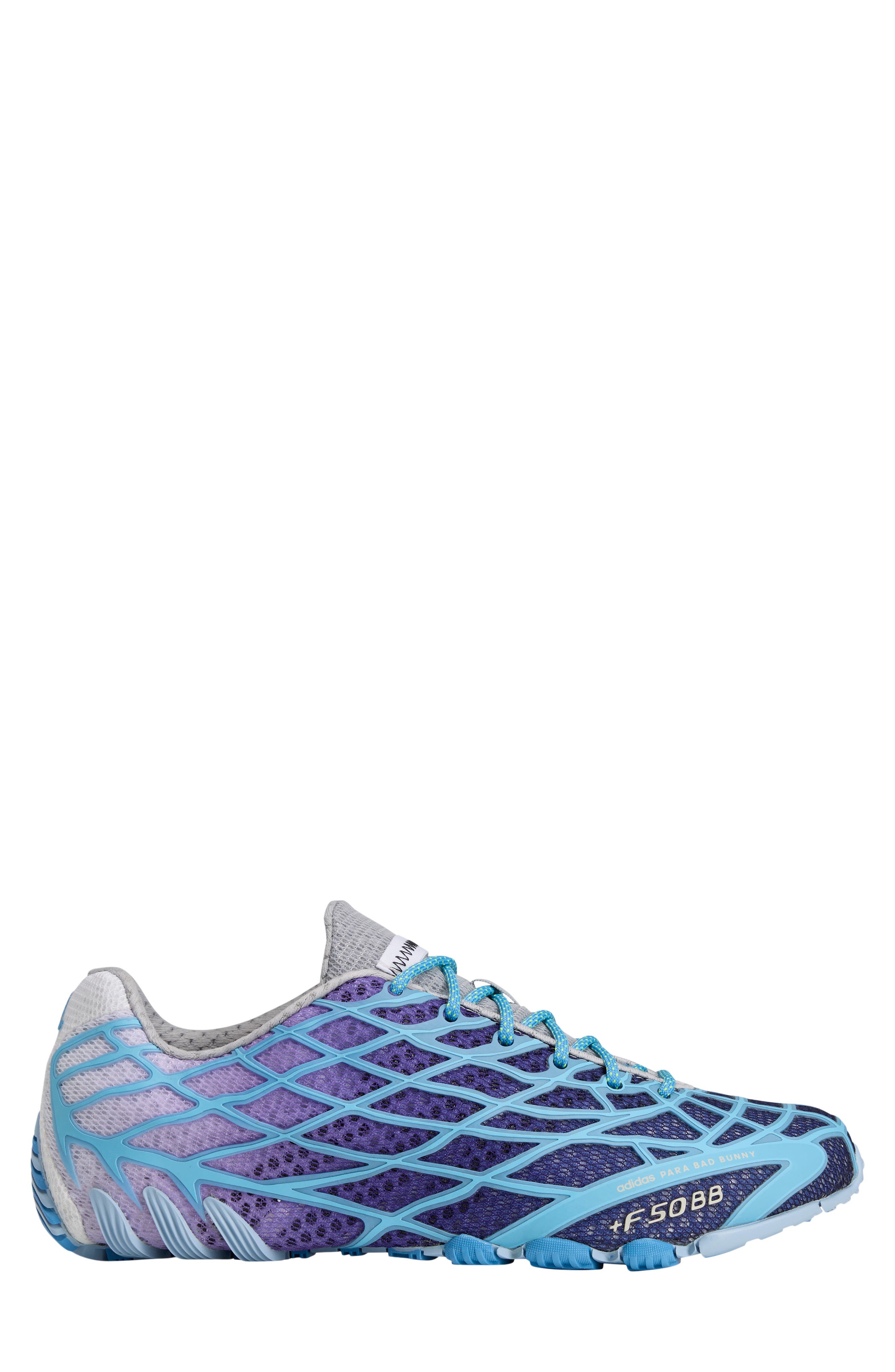 Bad Bunny F50 Ghost Sprint Running Shoe, Alternate, color, MARINE/ LIGHT BLUE/ SKY