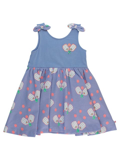 Tie Shoulder Twirl Dress (Baby, Toddler & Little Kid)