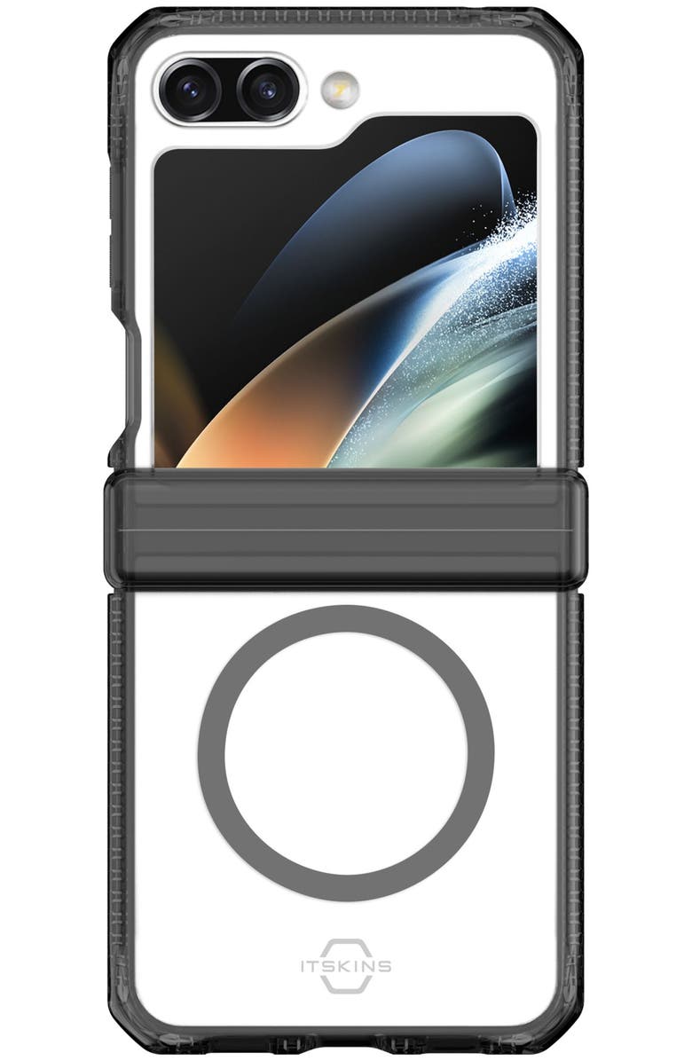 ITSkins Supreme_R Hinge MagSafe Case for Samsung Galaxy Z Flip5, Main, color, Black