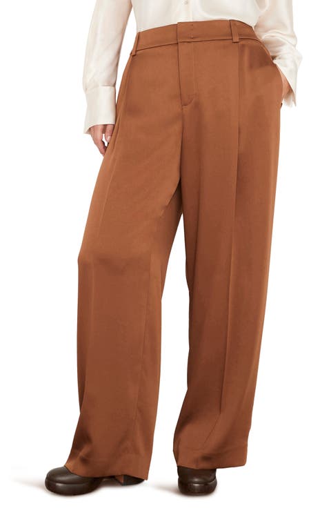 Tailored Wide Leg Trousers (Plus Size)