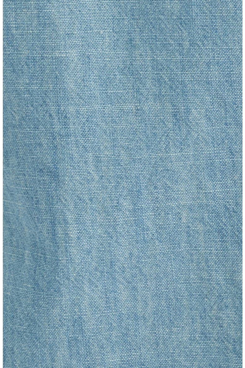 Mason Short Sleeve Cotton Chambray Button-Up Work Shirt, Alternate, color, DESERT BREEZE