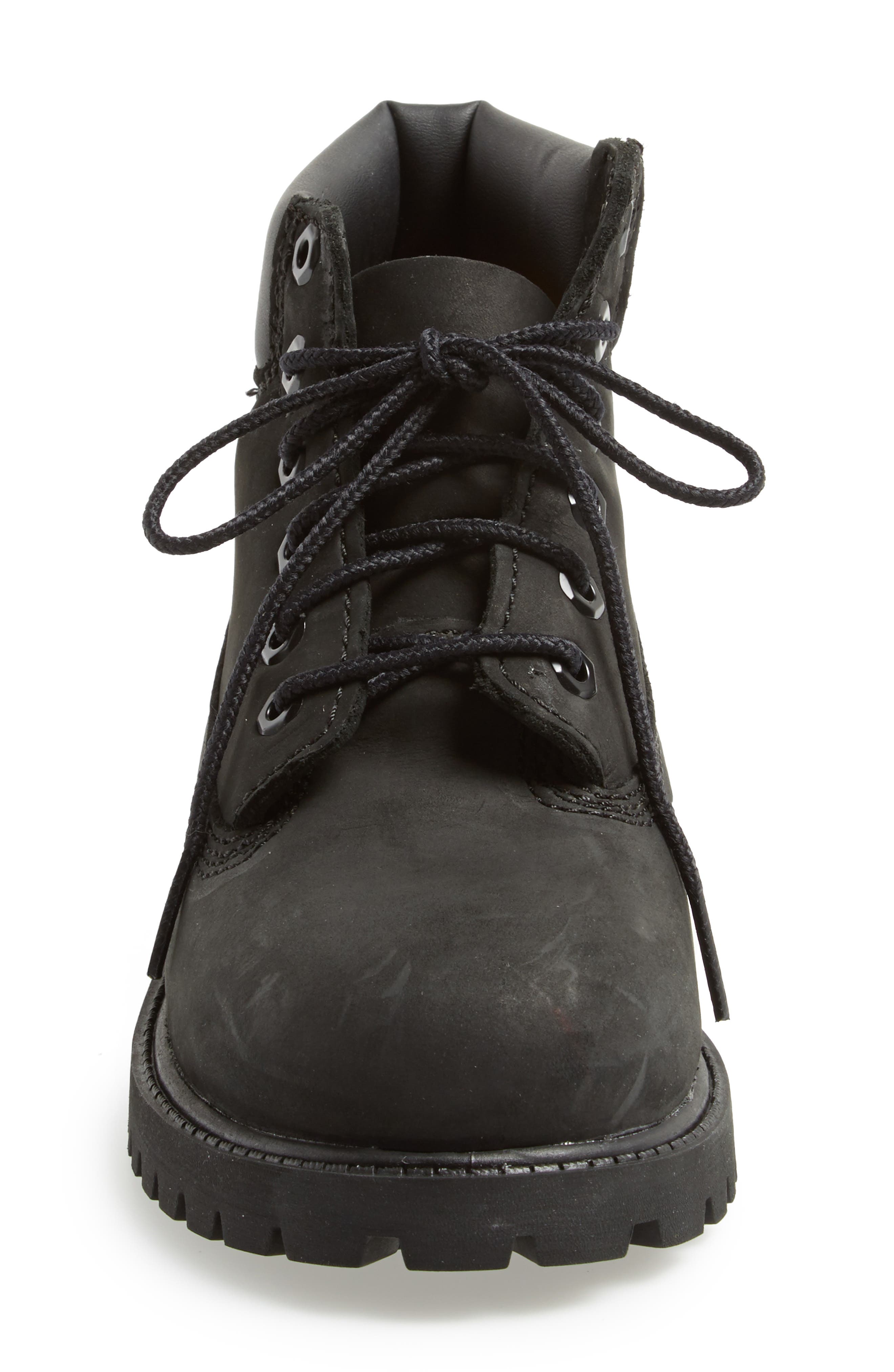 Kids' 6-Inch Premium Waterproof Boot, Alternate, color, BLACK NUBUCK