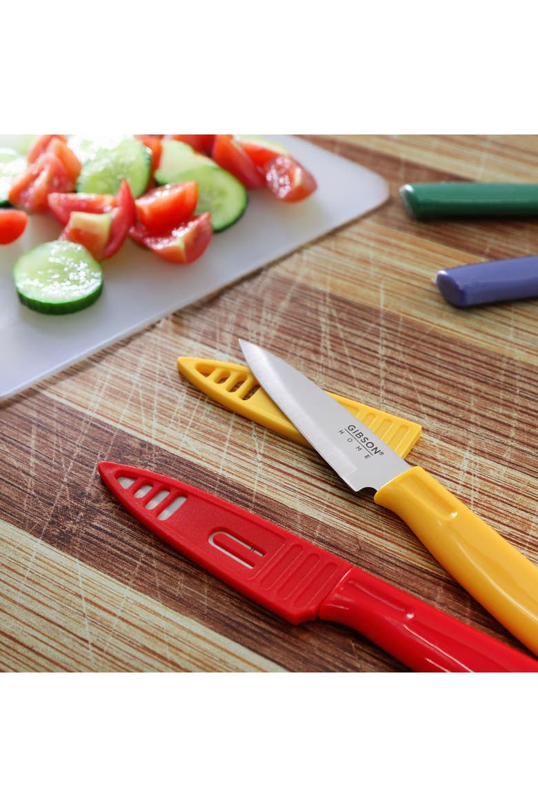 Colorsplash 4 Piece Paring Knife Set, Alternate, color, Assorted