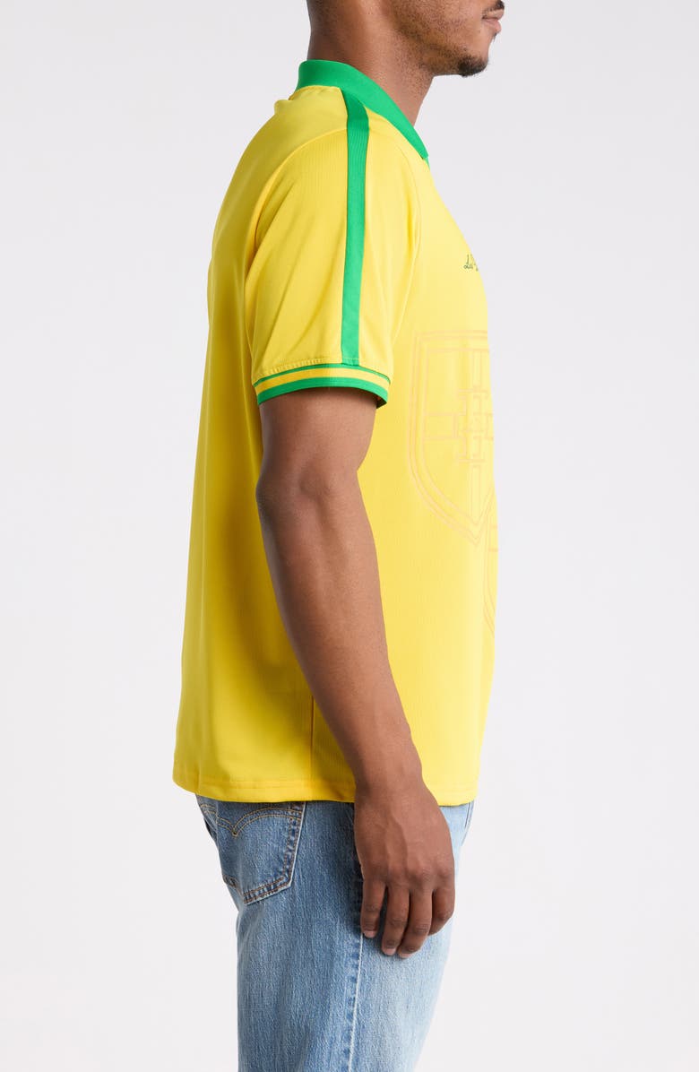 Les Deux Brazil Football Jersey, Alternate, color, Lemon Yellow