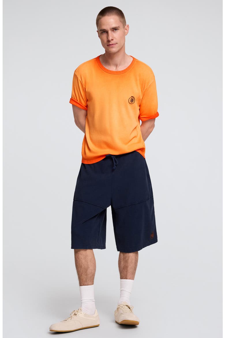 Gradient Cotton T-Shirt, Alternate, color, ORANGE