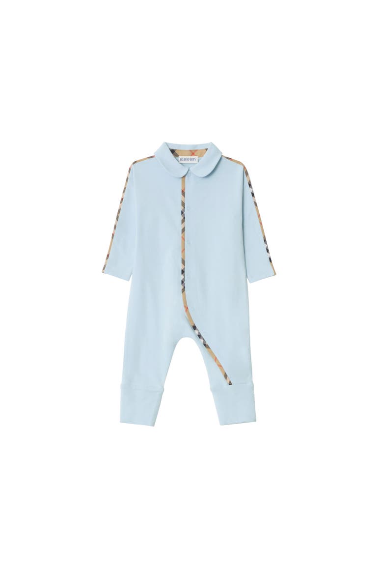 Stretch Cotton Three-piece Baby Gift Set, Alternate, color, Ice blue