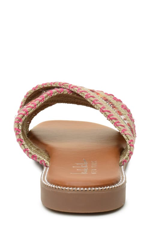 NICOLE MILLER NICOLE MILLER CROSSOVER SLIDE SANDAL 