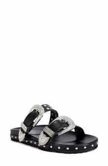 Tegan Studded Two-Strap Sandal