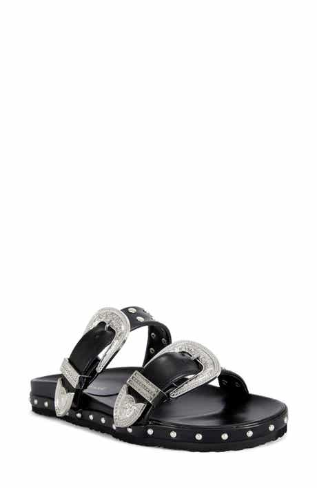 Tegan Studded Two-Strap Sandal