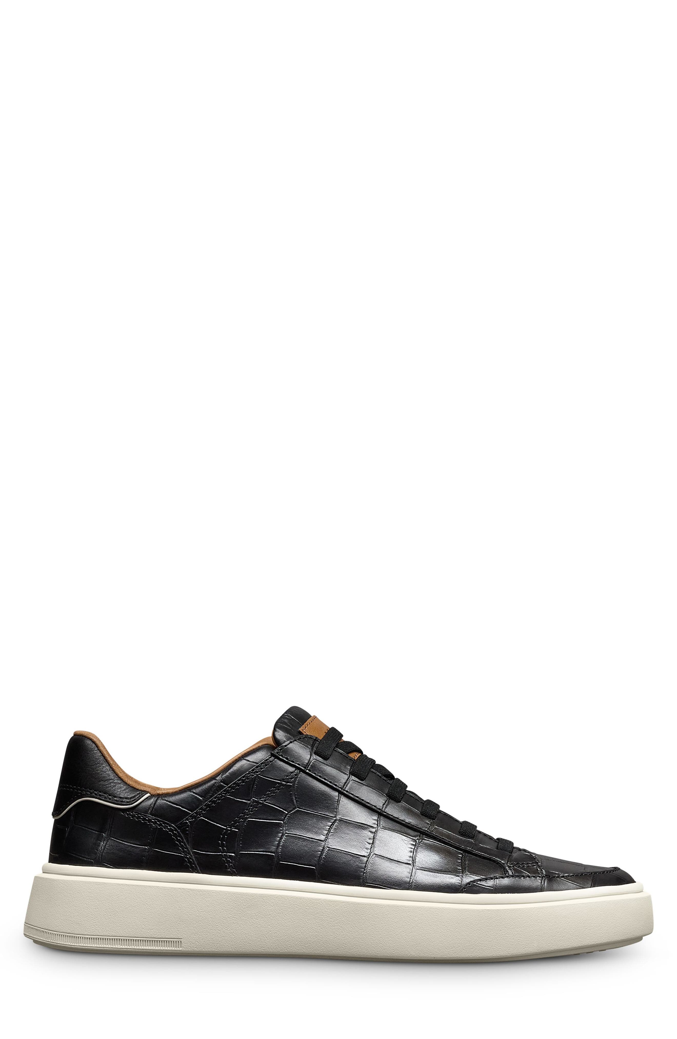 Allen Edmonds Oliver Sneaker, Alternate, color, Black
