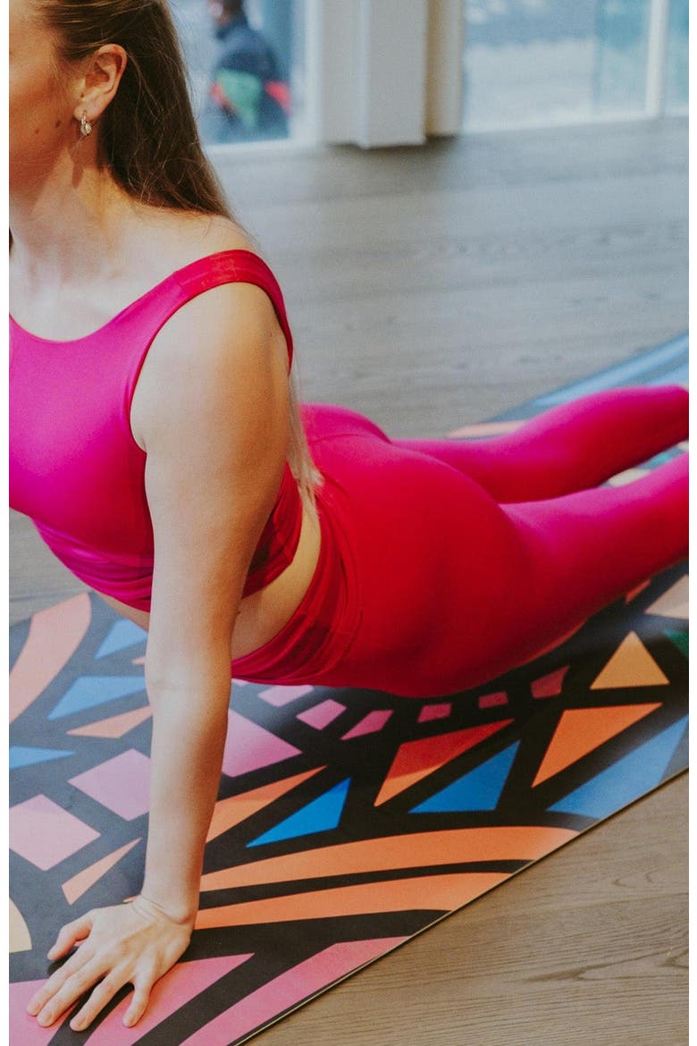 Courbe D'Energy- Sustainable Yoga Mat, Alternate, color, Multicolour