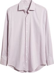 Peter Millar Conway Microcheck Crown Lite Performance Twill Button-Up Shirt