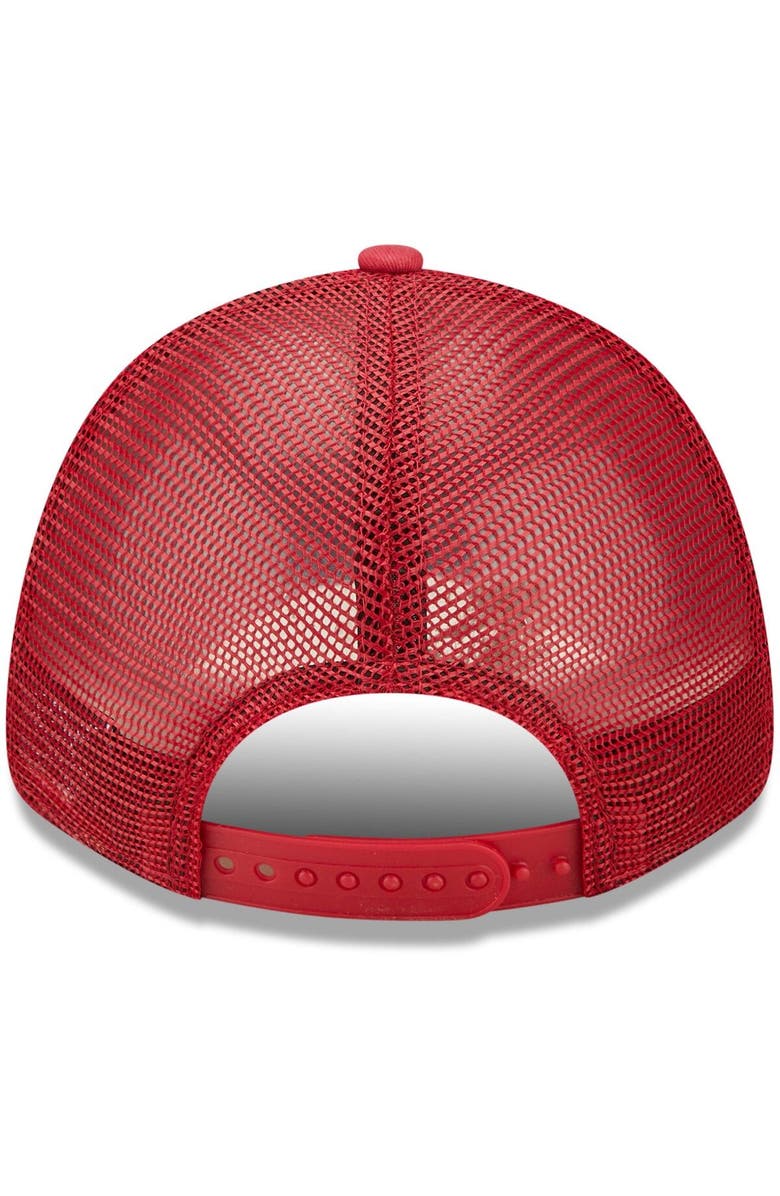 New Era Women's New Era Cardinal USC Trojans 9FORTY Logo Spark Trucker Snapback Hat, Alternate, color,