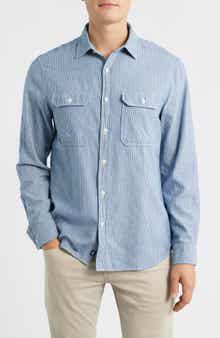 vineyard vines Montauk Indigo Stripe Button-Up Shirt