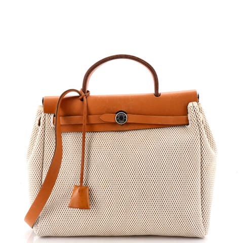 Herbag Zip Criss Viking Toile and Leather 31