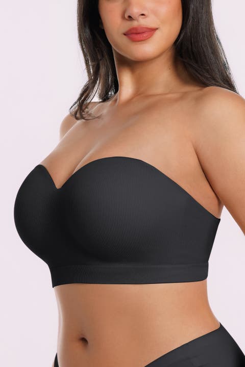 Strapless Bra Wireless Multiway Back Smoothing Stay-Put Everyday Bra