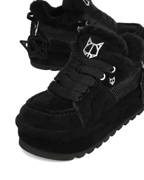 Naked Wolfe Beau Suede Boot In Black
