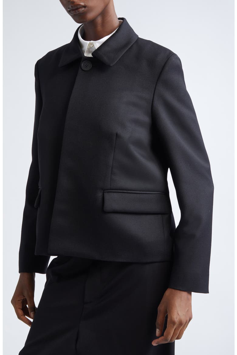 Boxy Wool Crop Jacket, Alternate, color, BLACK