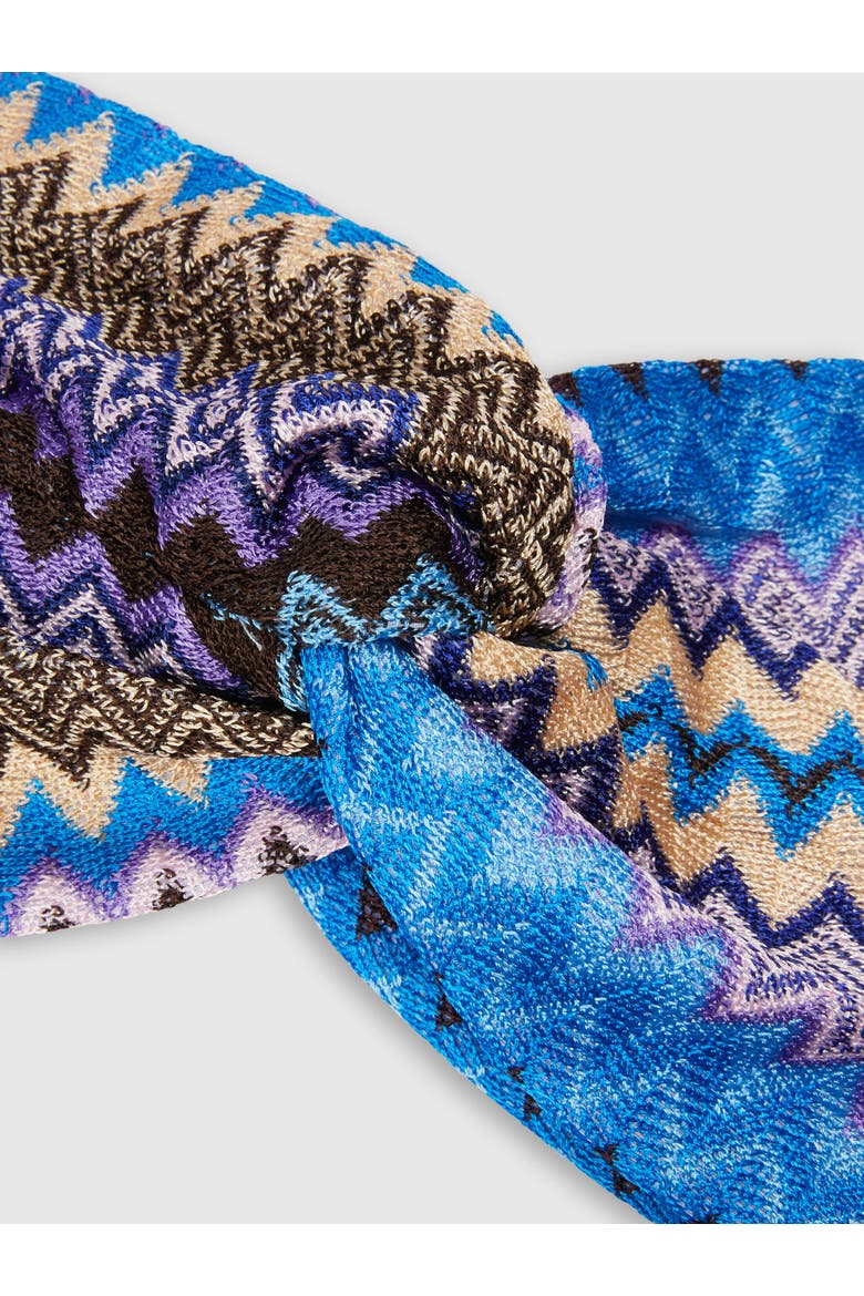 Zig Zag Viscose Headband, Alternate, color, Multicoloured