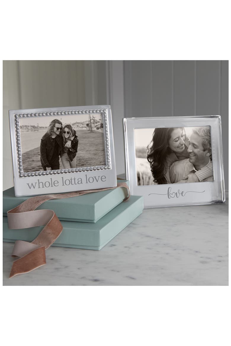 Love Signature Picture Frame, Alternate, color, SILVER