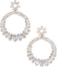 Tasha Marquis CZ Open Drop Earrings