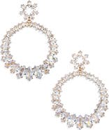 Tasha Marquis CZ Open Drop Earrings