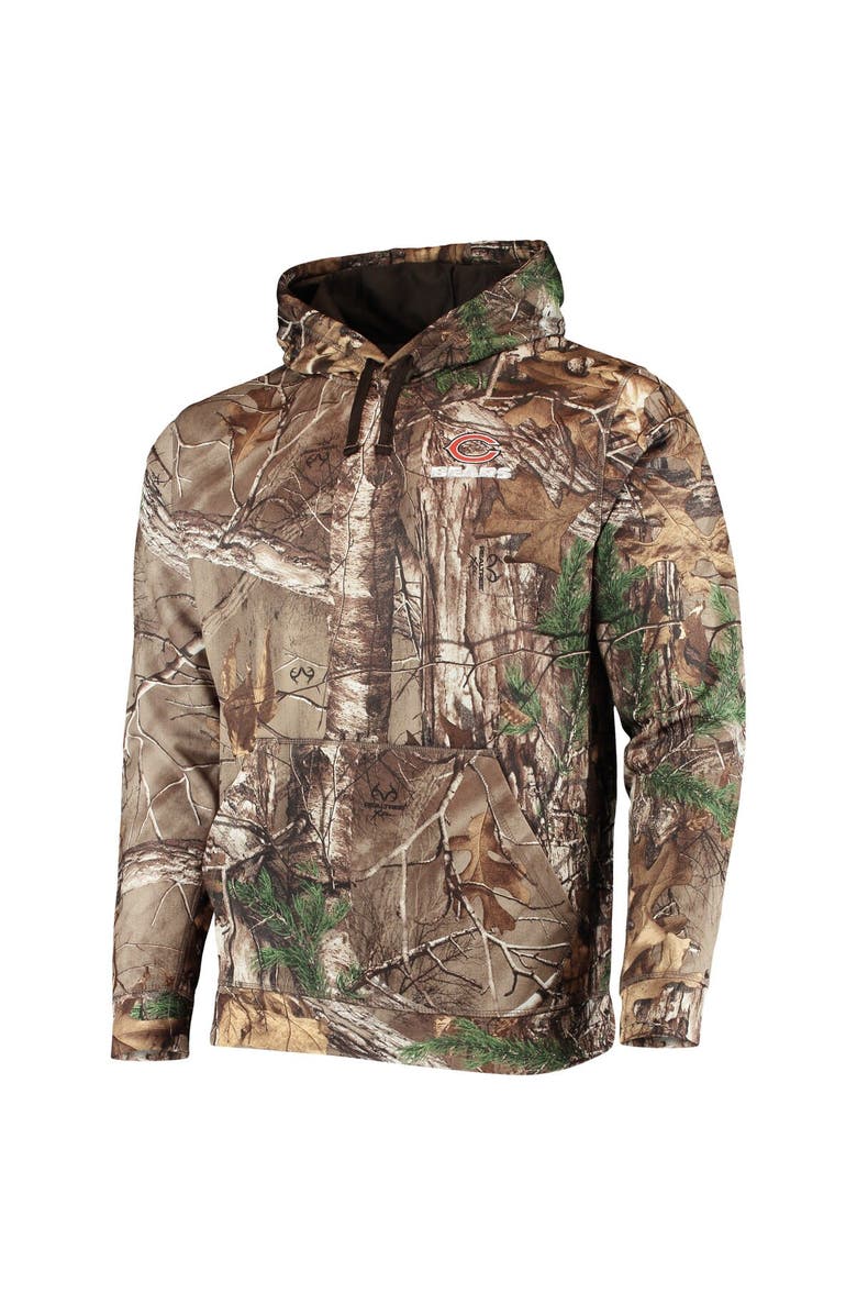 DUNBROOKE Men's Dunbrooke Realtree Camo Chicago Bears Circle Champion Tech Fleece Pullover Hoodie, Alternate, color, Realtree Camo