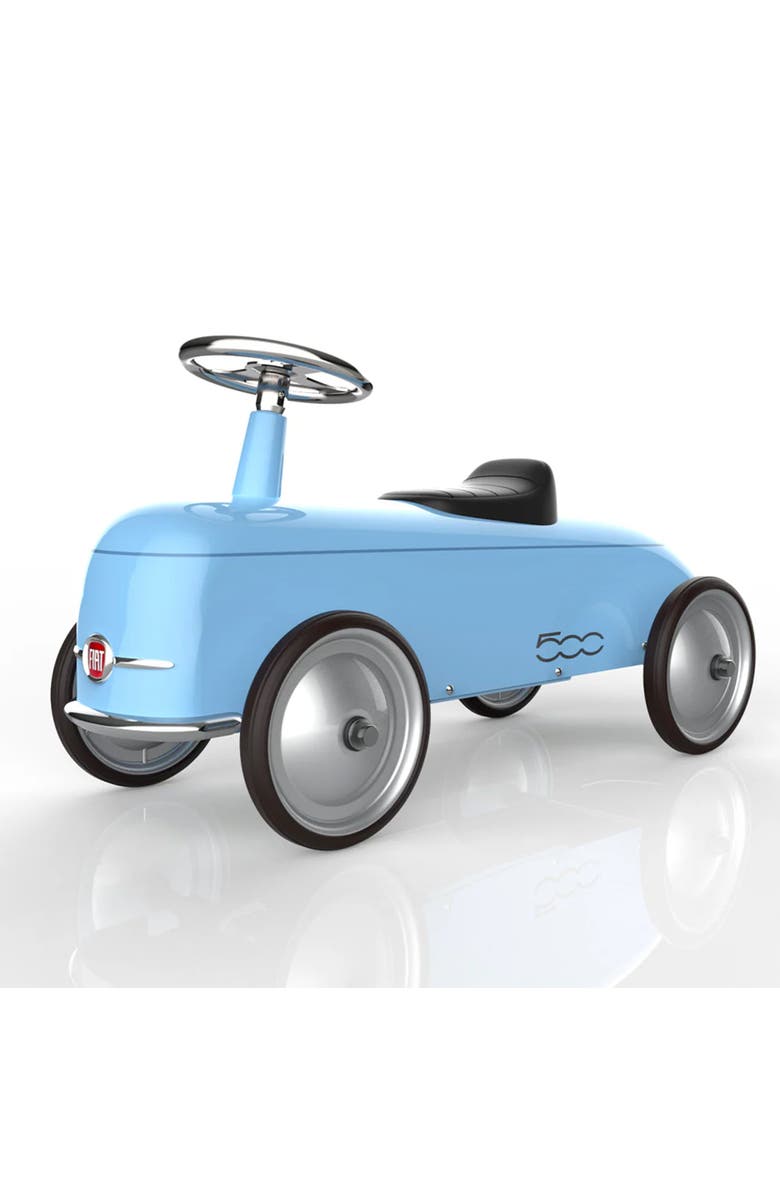 Baghera Roadster Fiat 500 Ride-On, Alternate, color, Glossy Metallic Silver