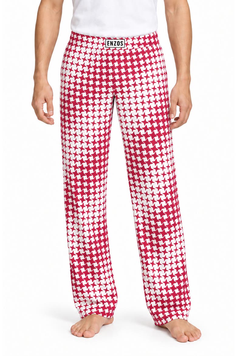Slacker Pajama Pants, Main, color, GRADATED STARS - RED