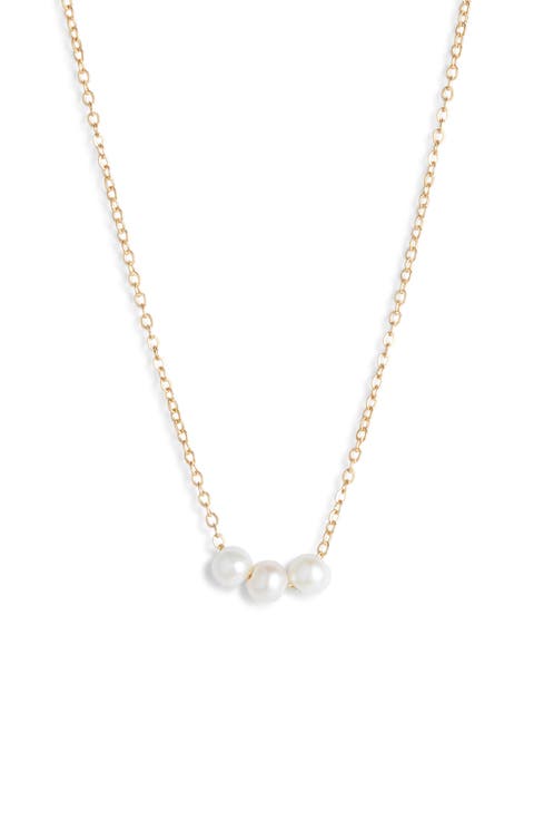 Caroline Genuine Freshwater Pearl Necklace