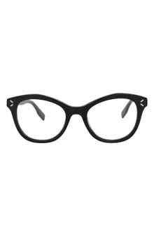 McQueen 47mm Cat Eye Optical Glasses