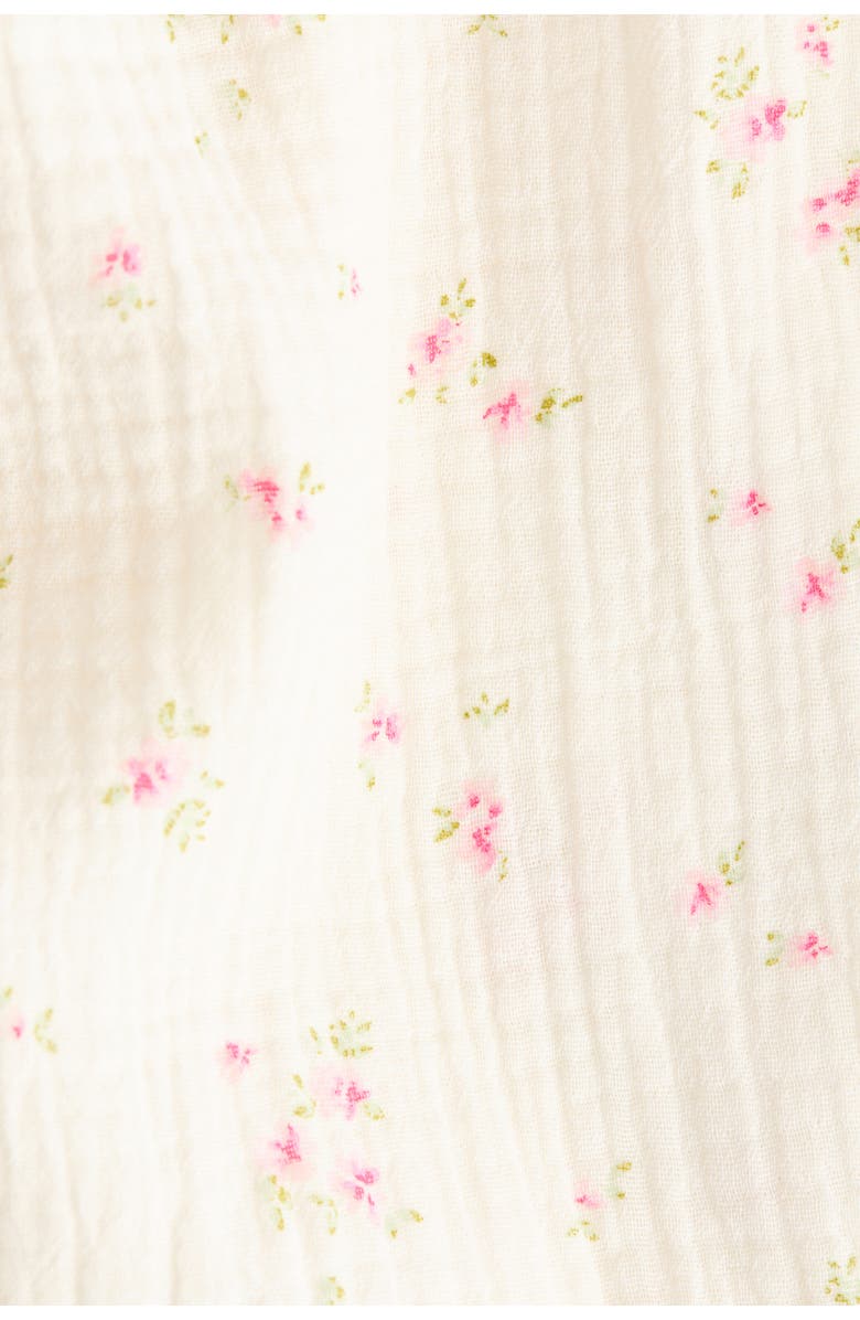 H&M Muslin Pyjama Bottoms, Alternate, color, White/Floral