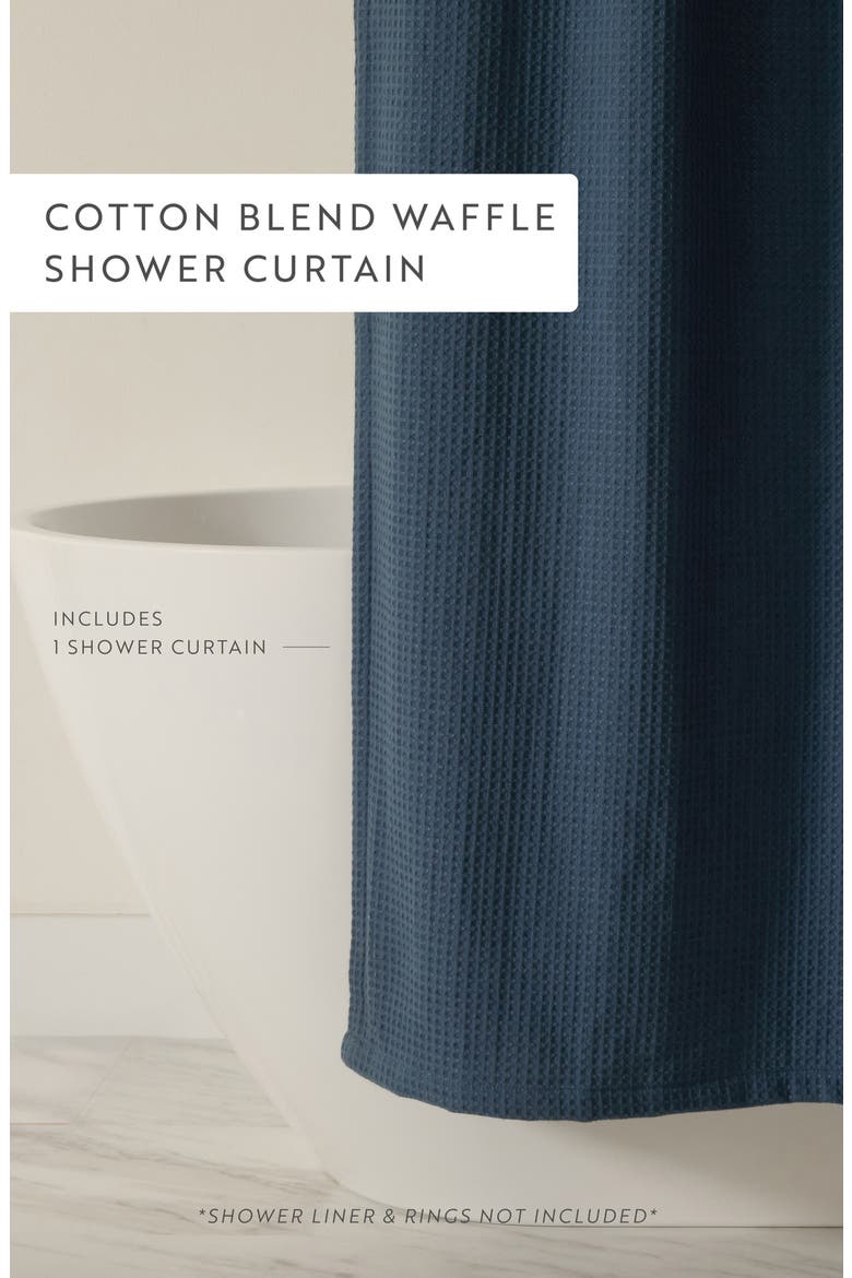 Shower Curtain, Alternate, color, NAVY
