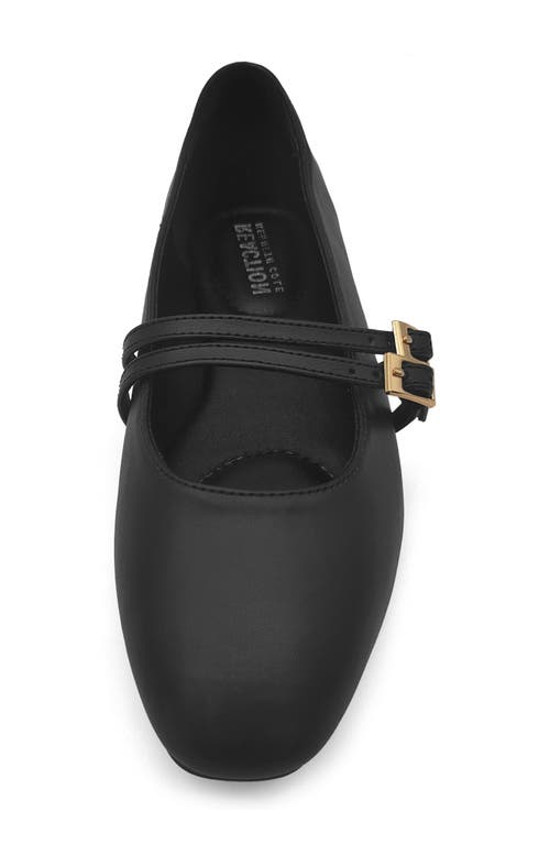 Reaction Kenneth Cole Malibu Mary Jane Flat In Black