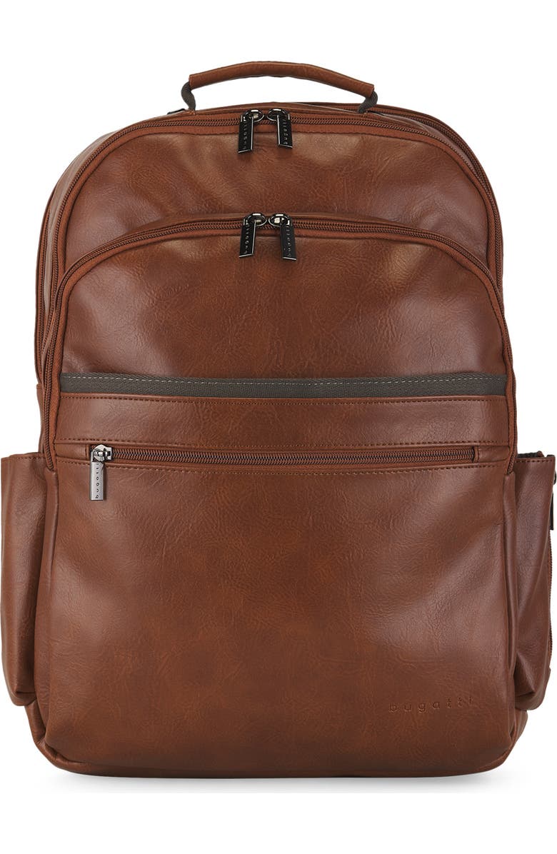 bugatti Valentino Backpack, Main, color, Cognac