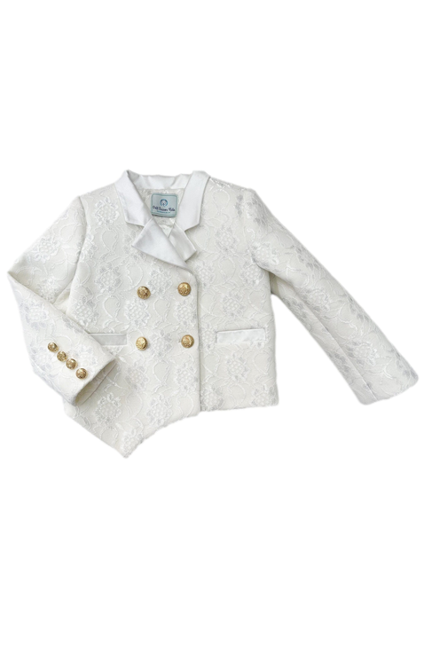 Lace Overlay Blazer (Toddler)