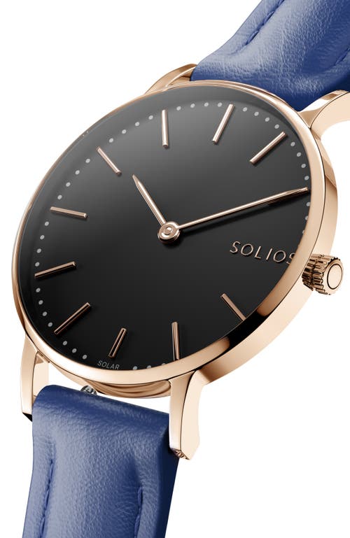 Solios Watches The Solar Classic | Black Dial