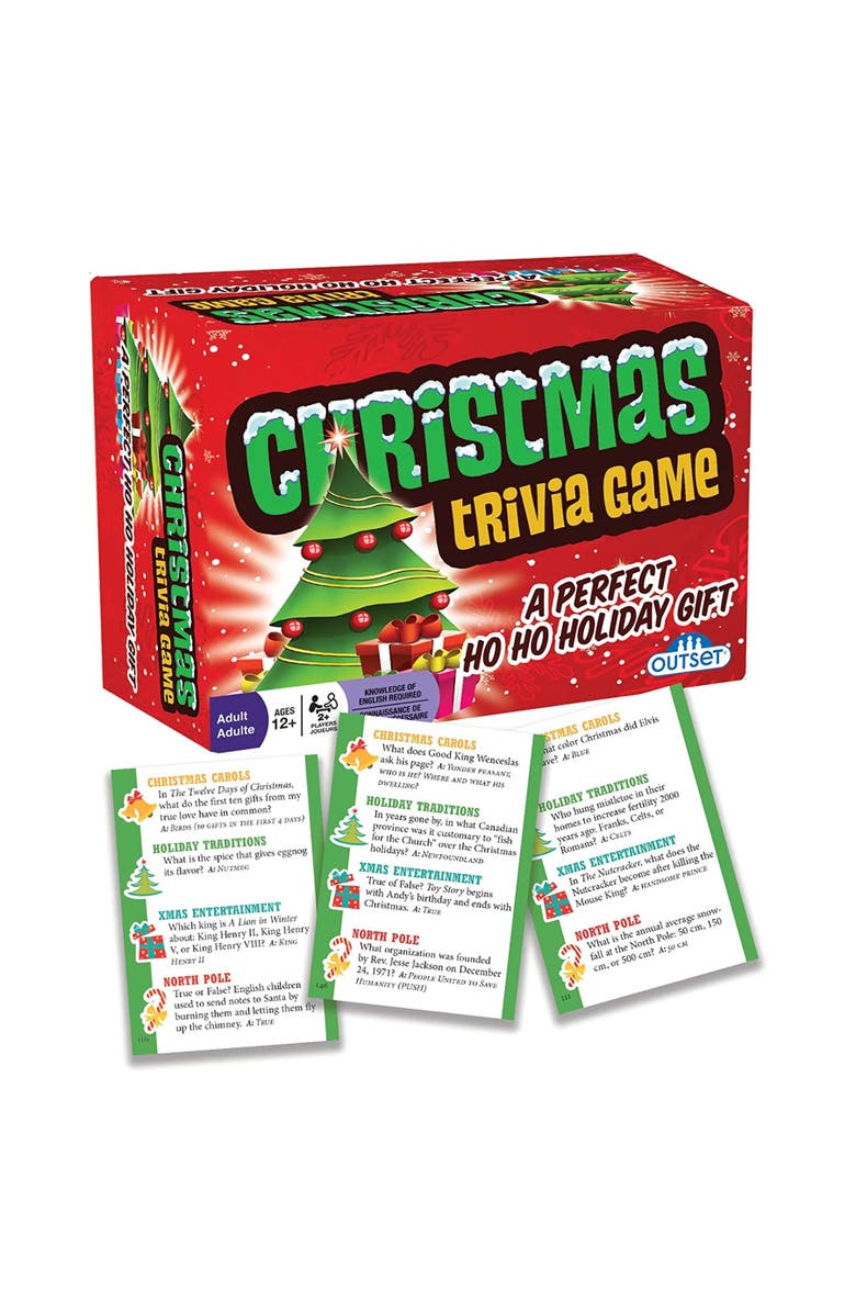 Outset Media Christmas Trivia Game, Alternate, color, 