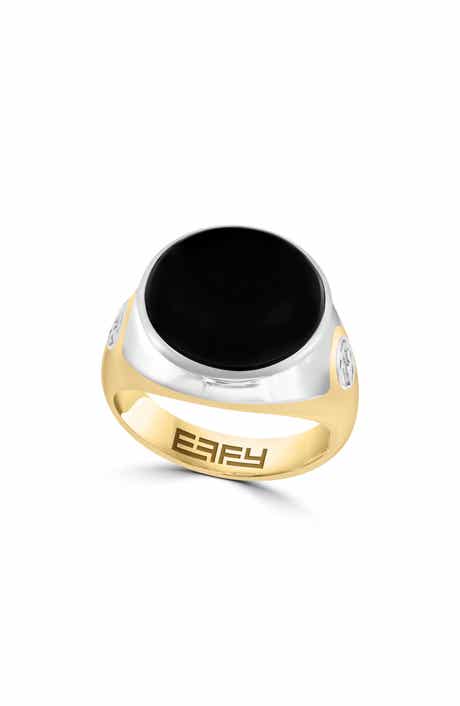 EFFY Round Onyx Ring