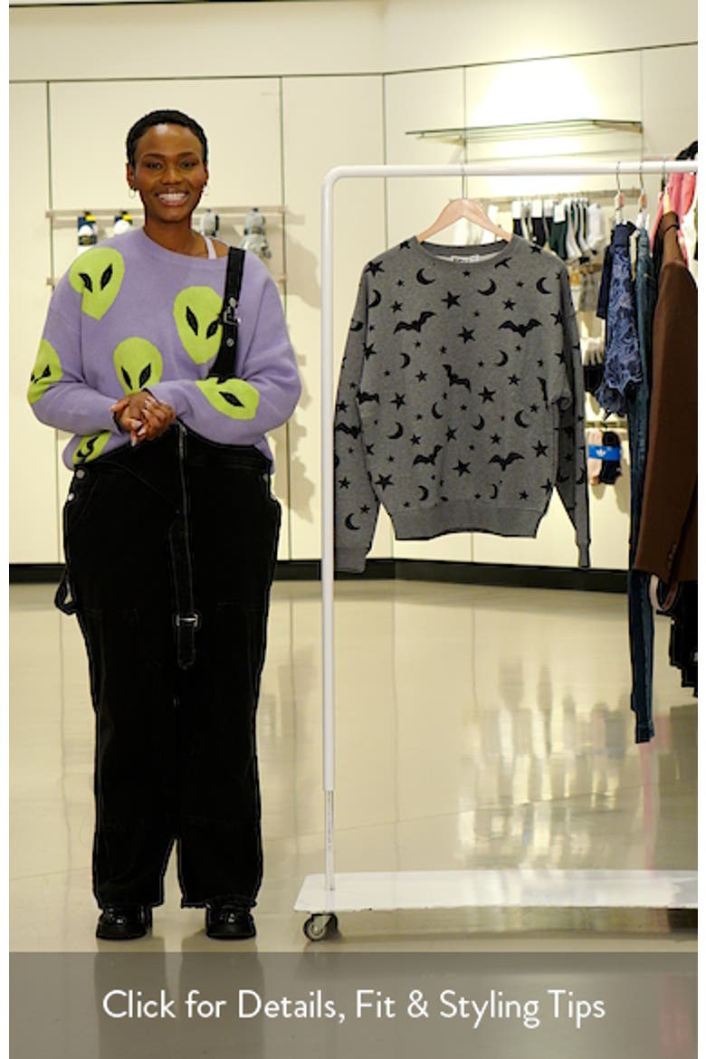 Devyn Oversized Graphic Sweatshirt video