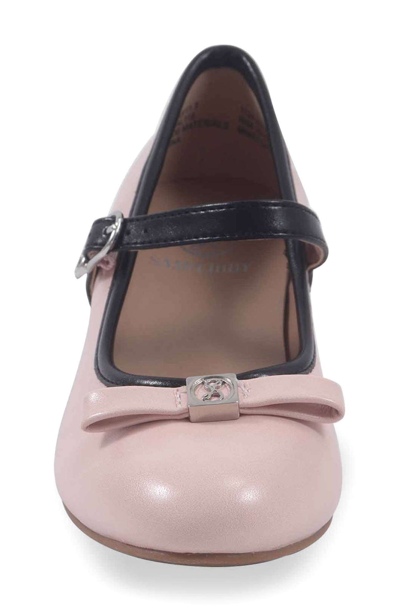 SAM & LIBBY Kids' Bianka Bow Mary Jane Pump, Alternate, color, Blush