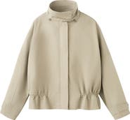 MANGO High Neck Oversize Parka with Removable Hood