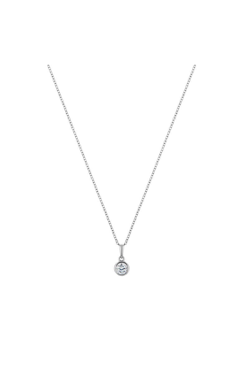 LaBante London Circle of Life Sterling Silver Necklace, Main, color, Silver