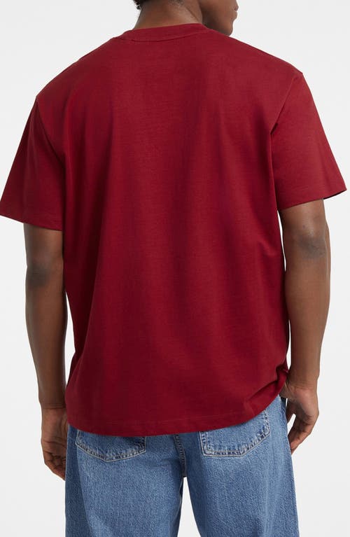 Guess Jeans Logo Graphic T-shirt In Red