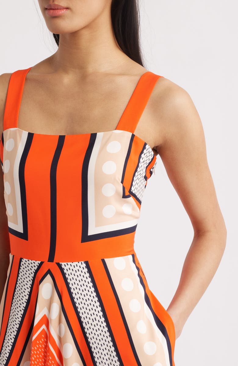 Eliza J Scarf Maxi Sundress, Alternate, color,