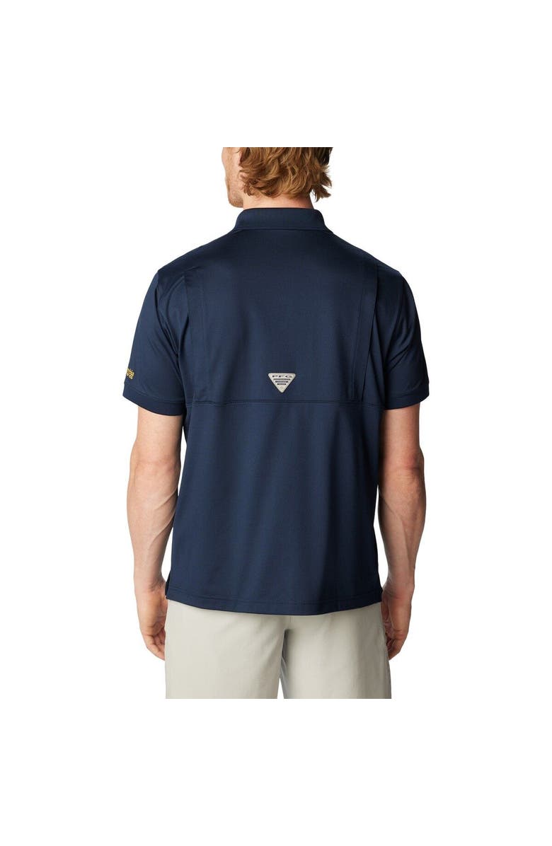 Columbia Men's Columbia Navy Michigan Wolverines PFG Tamiami Omni-Shade Polo, Alternate, color, Navy
