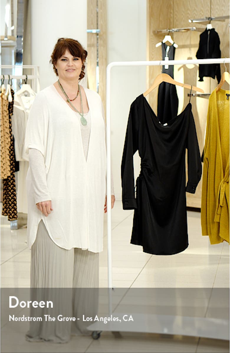 Ivy One-Shoulder Long Sleeve Minidress, sales video thumbnail