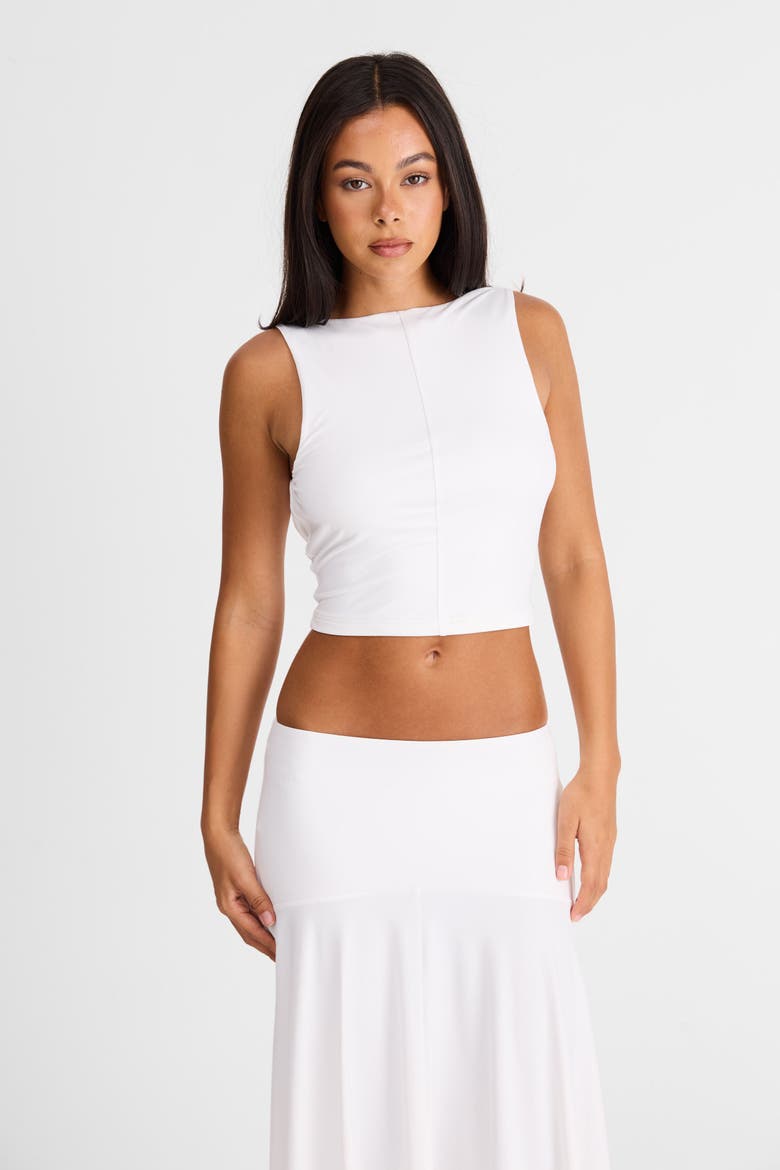 Talia Top, Alternate, color, White